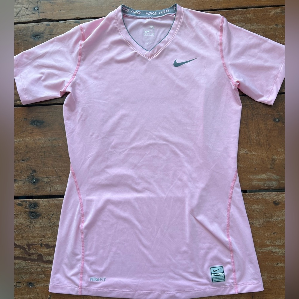 Nike Pink Dri-FIT Short Sleeve Tee
